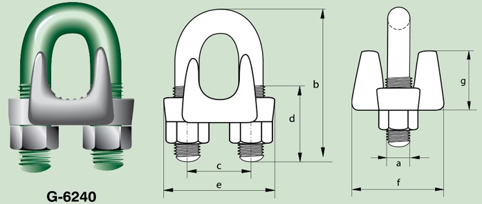 GALVANIZED CLIP "A"