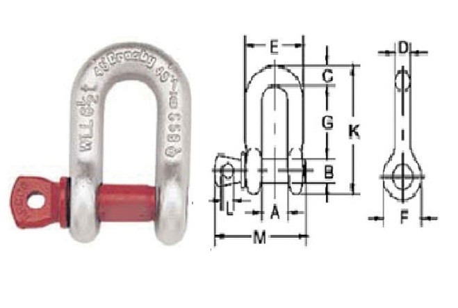 M4 H-G G-209 Shackle