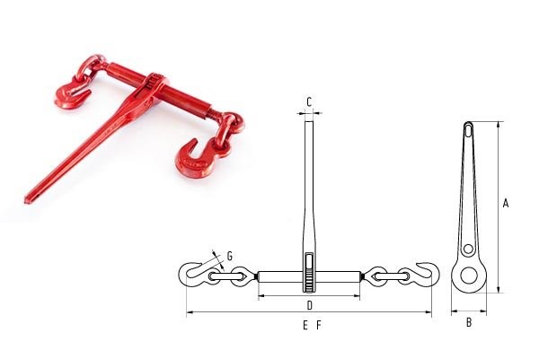 Ratchet Type Load Binder G80